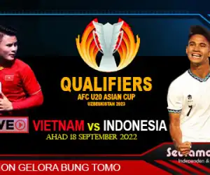 Prediksi dan Link Live Streaming Timnas Indonesia vs Vietnam