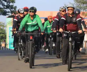 Pangdam-Kapolda Gowes Bersama: Wujud Sinergisitas TNI-Polri