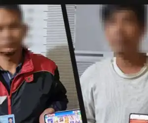 Lagi Bermain Judi Onlien Dua Pria di Aceh Tengah Diamankan Polisi