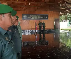 Dandim 0114/Aceh Jaya Pimpin Acara Korp Raport Kenaikan Pangkat Periode 1 Oktober 2024