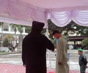 Pemerkosa Anak Dibawah Umur Dicambuk 100 Kali di Nagan Raya
