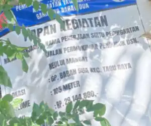 Keuchik Babah Dua Bantah Dugaan Proyek Mangkrak, Sebut Baru Pengajuan