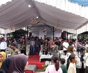 Lautan Massa Meriahkan Kampanye Akbar Pasangan Safriadi–Hamzah di Alun-Alun Kota Singkil