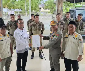 Jaga Ketertiban dan Ketenteraman, 9 Personil PP/WH Ditempatkan di Kecamatan Pasi Raya