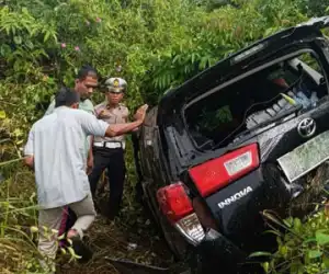 Mobil Ditumpangi Kajari Aceh Jaya Alami Kecelekaan, Begini Kondisinya
