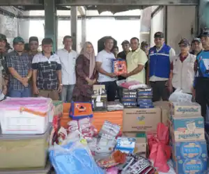 Kunjungi Lokasi Kebakaran, Raja Sayang Salurkan Bantuan Masa Panik