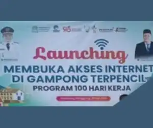 Di 100 Hari Kerja, Pemkab Aceh Jaya Buka Akses Internet di Desa Terpencil