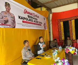 Wakil Bupati dan Kapolres Aceh Jaya Dengarkan Aspirasi Warga Gampong Ligan