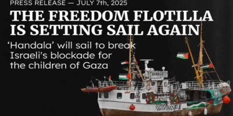 FFC lepas Kapal “The Handala” Dengan Misi Robohkan Blokade “Israel”