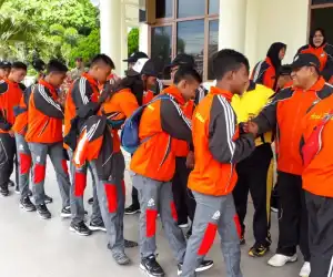 Kontingen PORA Aceh Selatan di Berangkatkan