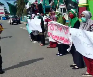 HMI Cabang Blang Pidie Gelar Aksi Solidaritas Untuk Muslim Uyghur