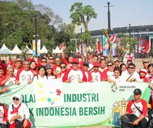 Sambut Asian Games 2018, Kemenperin bersama Pelaku Industri Bersihkan Jakarta