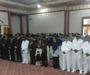 Puluhan Pejabat Eselon II, III dan IV Nagan Raya di Lantik