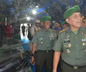 Danrem 012/TU Hadiri Pembukaan Pameran Alutsista HUT TNI ke 73