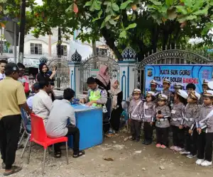 Hari ke 8 Operasi Zebra Rencong, Puluhan Polisi Cilik di Terjunkan