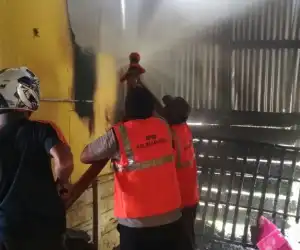 Satu Unit Rumah Warga Terbakar di Nagan Raya