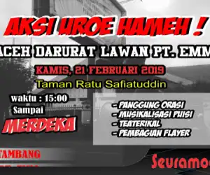 Aksi Tolak PT EMM di Gelar Besok?