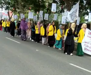 Sambut 1 Muharram, LDK Universitas Teuku Umar Gelar Pawai