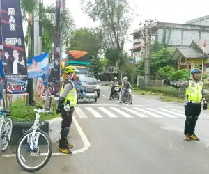 Warga Lhoksukon Dihebohkan Oleh Penampilan Polantas