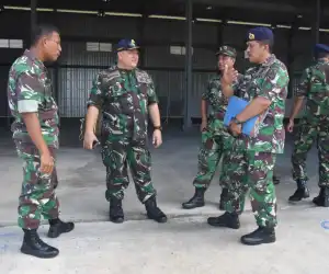 Danrem Cek Kesiapan Lokasi Bhaksos HUT TNI KE-73 di Kota Sabang.