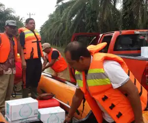Anggota DPRK Pantau Banjir dan Pendistribusian Bantuan