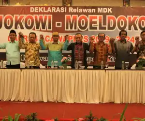 Duet Jokowi-Moeldoko Dideklarasikan