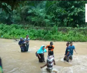 Puluhan Warga Nagan Raya Terjebak Banjir di Kuala Bate Abdya