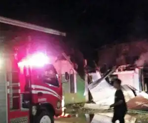 Gudang Pekerja Dosmer Maulana di Abdya Dilalap Sijago Merah