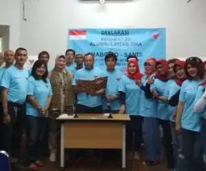 Alumni Lintas SMA Dukung Prabowo-Sandi