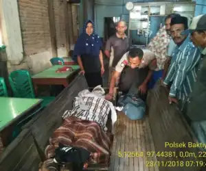 Seorang Pria di Temukan Meninggal di Warung Kopi