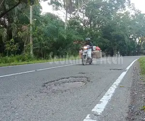 Dalam Seminggu Lubang Maut di Nagan Raya Sebabkan 2 Kecelakaan