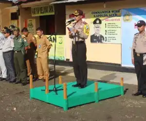 Polres Nagan Raya Gelar Apel Pasukan