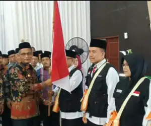 Bupati Nagan Raya Lepas Keberangkatan 393 JCH Kloter 12 Embakarsi Aceh