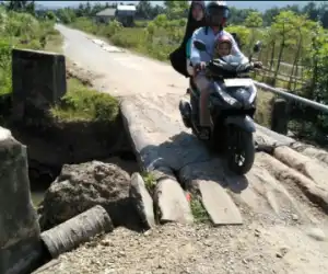 Jembatan Rubek Meupayong di Abdya Tak Kunjung Dibangun