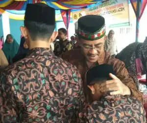 Wabup Abdya Lepas Keberangkatan 46 Kafilah MTQ ke Pidie