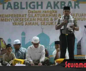 Sukseskan Pemilu 2019 Polres Abdya Gelar Tabligh Akbar dan Rateep Siribe