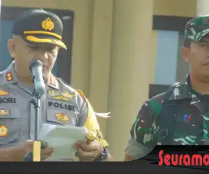 Dalam Rangka Pengamanan Pemilu 2019, Polres Abdya Laksanakan Apel Gelar Pasukan