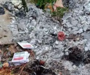 Gawat! Caleg PDIP dan Panwascam Bakar Kotak Suara