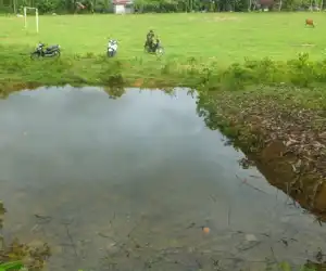 Ini Terjadi di Abdya, Setelah Ditimbun Lapangan Bola Justru Berlobang