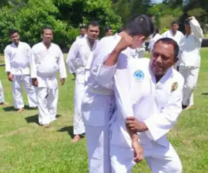 Puluhan Porsonil Polres Abdya Ikuti Latihan Bela Diri