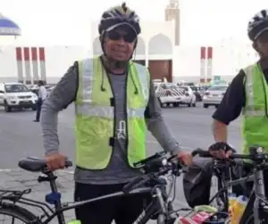 Ingin Pergi Haji, Dua Pria India Tiba di UEA Setelah Bersepada Selama Tiga Bulan