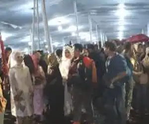 Antusias Peserta Nikah Massal
