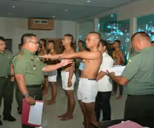 85 Calon Bintara Daftar Ulang di Ajenrem 012/TU