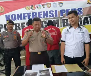 Akhir Cerita Dua Warga Nagan Raya, Dikejar Warga, Mobil di Bakar, Hingga Ditangkap Polisi