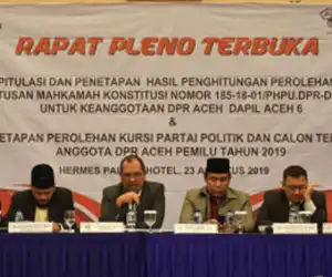 Ini Nama-Nama 81 Anggota DPR Aceh Terpilih