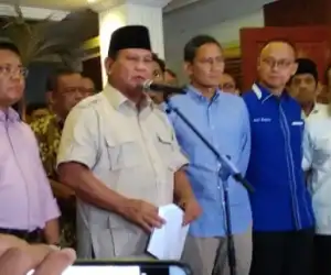 Hasil Quick Qount Meleset, Prabowo-Sandi Unggul Tipis