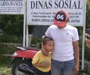 Demi Melanjutkan Pendidikan, Risky Datangi Dinas Sosial Subulussalam