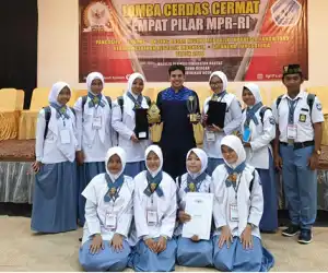 AMF Apresiasi Keberhasilan Siswa Nagan Juarai CC Empat Pilar MPR-RI