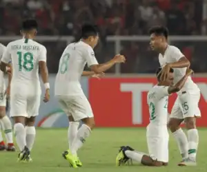 PIALA AFC U-19 - Babak Pertama Indonesia Menang Atas UEA
