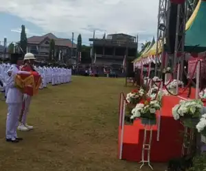 Bupati Abdya, Akmal Ibrahim Pimpin Upacara HUT RI ke 74
